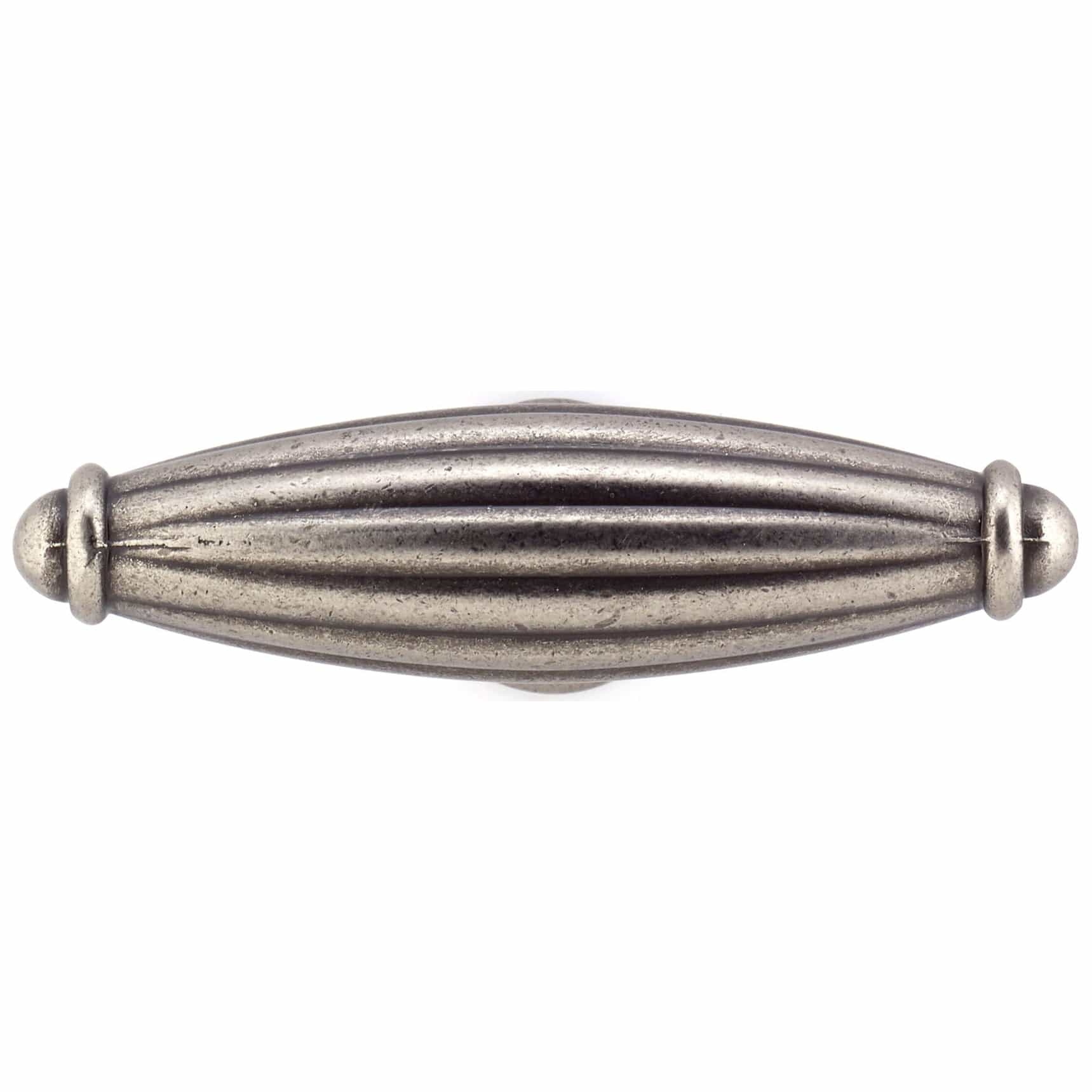 Traditional Knob, 2-9/16" x 25/32", Antique Iron alt 0