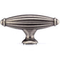Traditional Knob, 2-9/16" x 25/32", Antique Iron alt 0