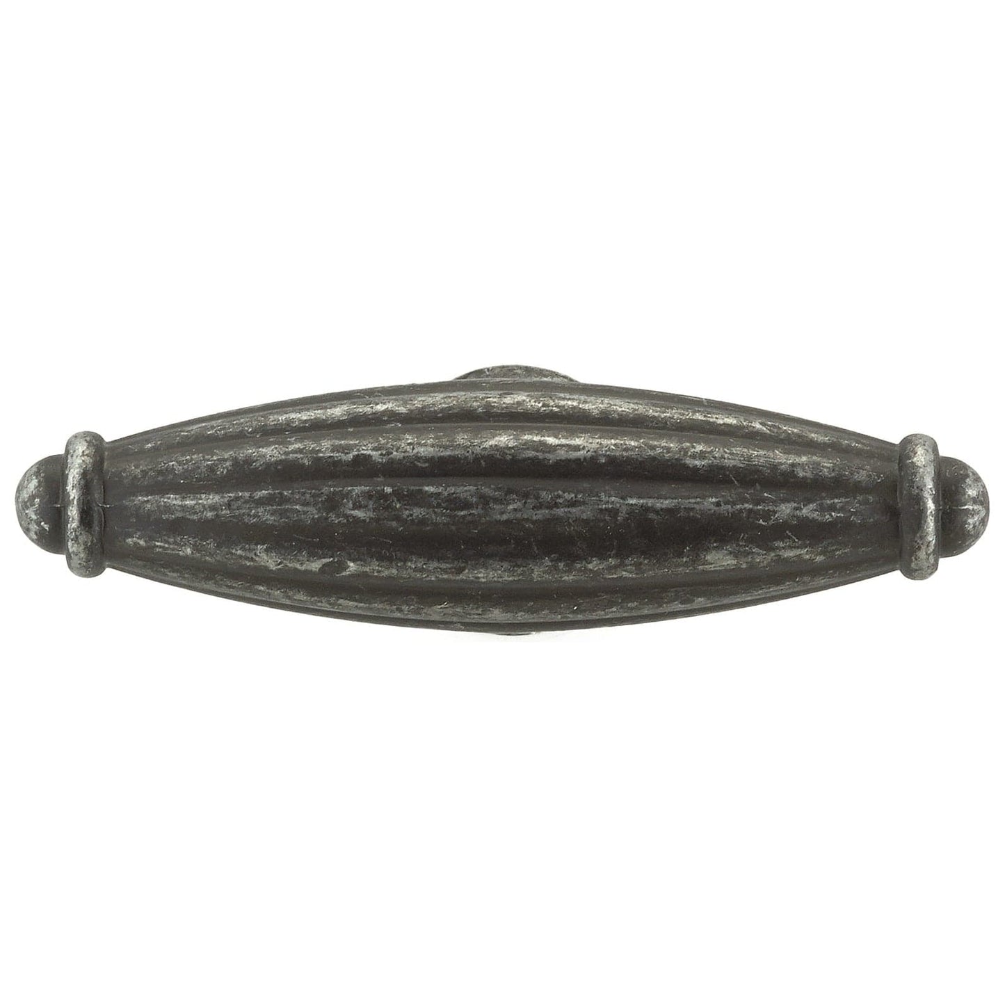 Traditional Knob, 2-9/16" x 25/32", Natural Iron alt 0