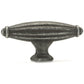 Traditional Knob, 2-9/16" x 25/32", Natural Iron alt 0
