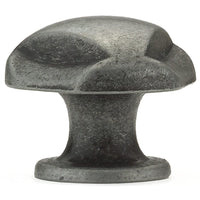 Traditional Knob, 1-1/8" D, Wrought Iron alt 0
