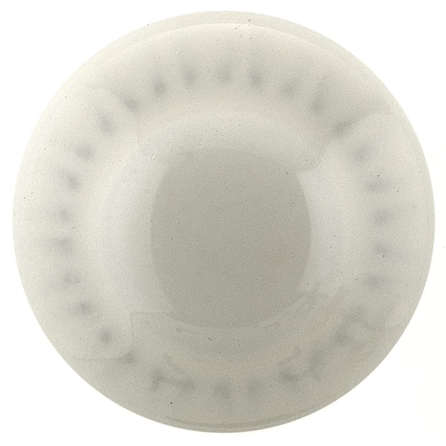 Traditional Knob, 1-3/8" D, White alt 1