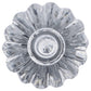 Eclectic Knob, 1-1/8" D, Clear, Chrome alt 0