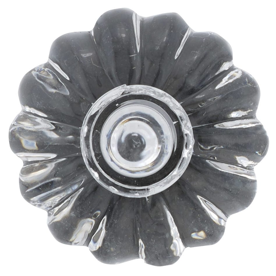 Eclectic Knob, 1-1/8" D, Antique English, Clear alt 0