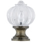 Eclectic Knob, 1-1/8" D, Antique English, Clear alt 0
