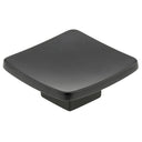 Contemporary Knob, 2-1/4" x 2-1/4", Matte Black alt 0