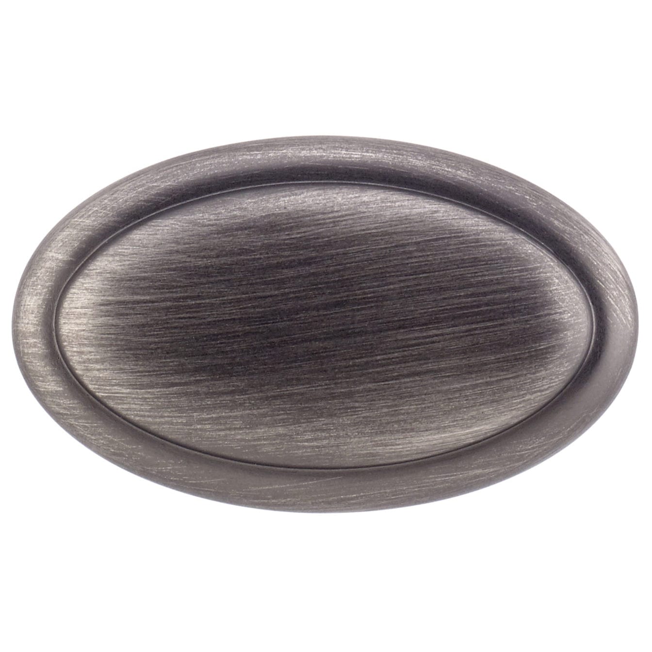 Traditional Knob, 1-9/16" x 15/16", Antique Nickel alt 0