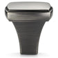 Transitional Knob, 1-1/4" x 1-1/4", Antique Nickel alt 0