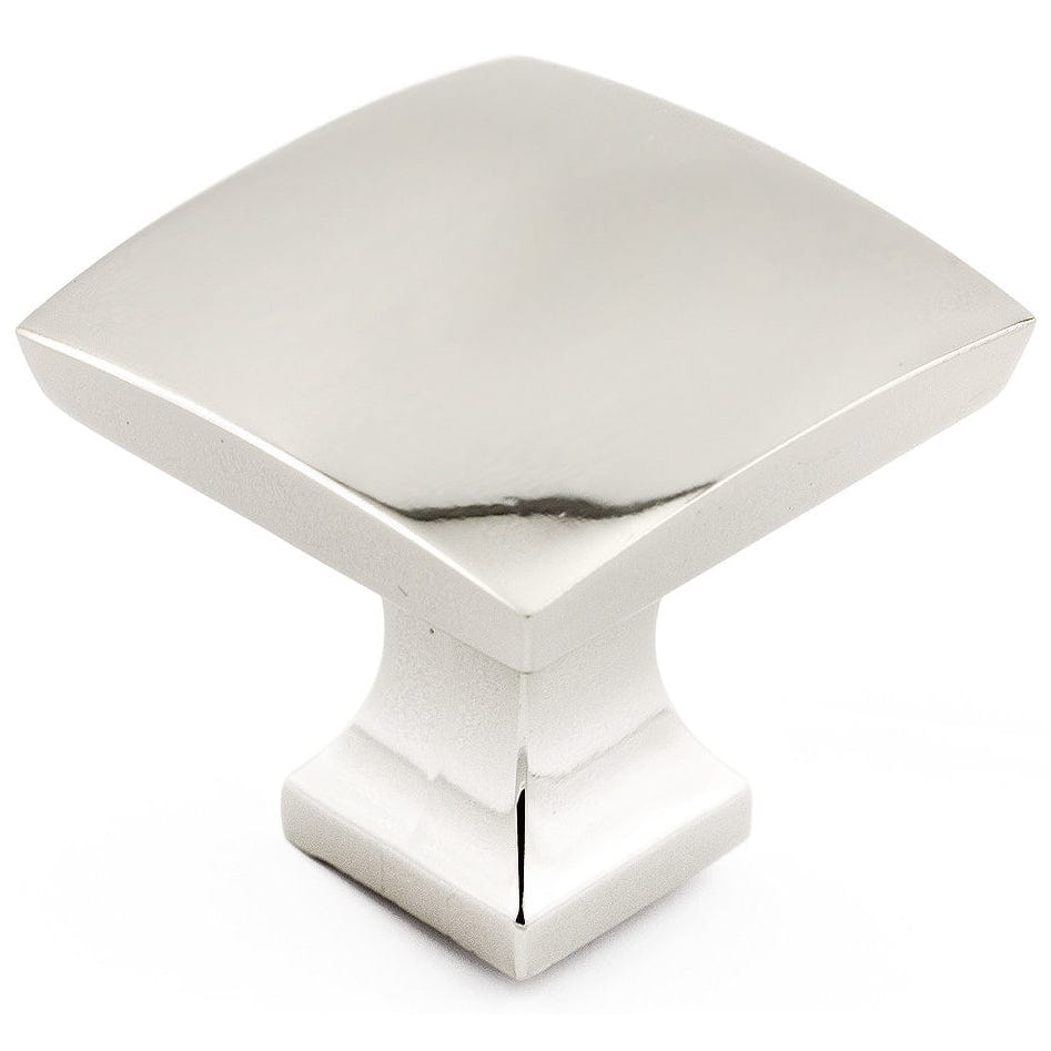 Transitional Knob, 1-5/16" x 1-5/16", Polished Nickel alt 0