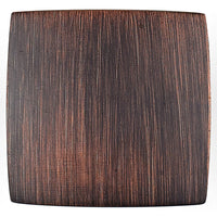 Transitional Knob, 1-5/16" x 1-5/16", Brushed Oil-Rubbed Bronze alt 0