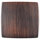 Transitional Knob, 1-5/16" x 1-5/16", Brushed Oil-Rubbed Bronze alt 0