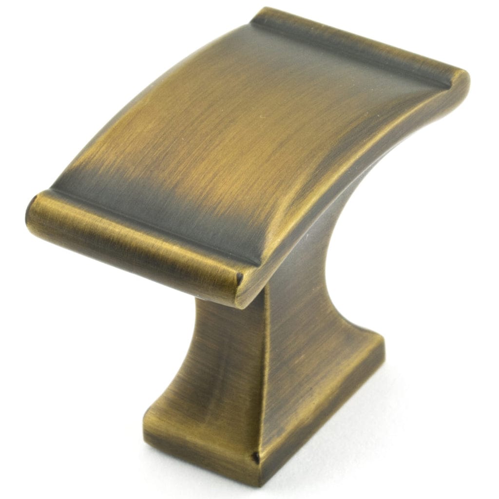 Traditional Knob, 1-3/8" x 25/32", Chocolate Bronze alt 0