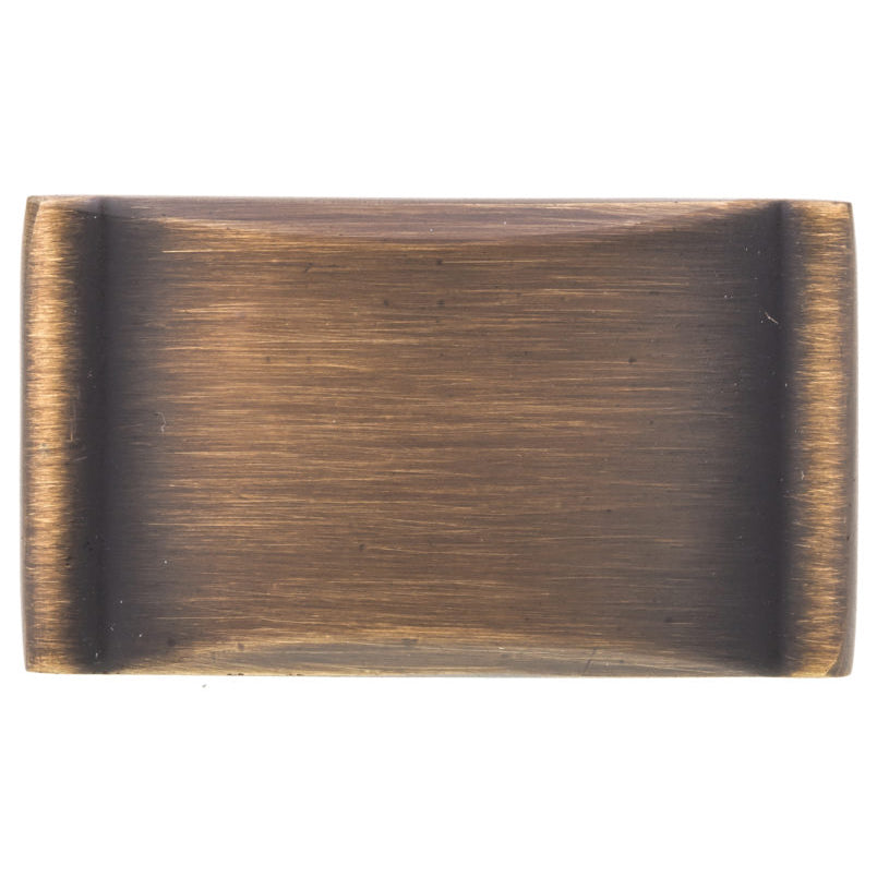 Traditional Knob, 1-3/8" x 25/32", Chocolate Bronze alt 1