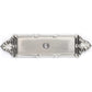 Traditional Backplate for Knob, 4-3/16" x 1-3/32", Brushed Nickel alt 0