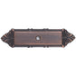 Traditional Backplate for Knob, 4-3/16" x 1-3/32", Brushed Oil-Rubbed Bronze alt 0