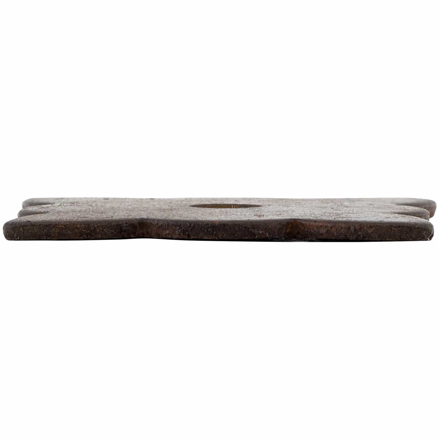 Traditional Knob Backplate, 1-3/8" x 1-3/8", Rust alt 0
