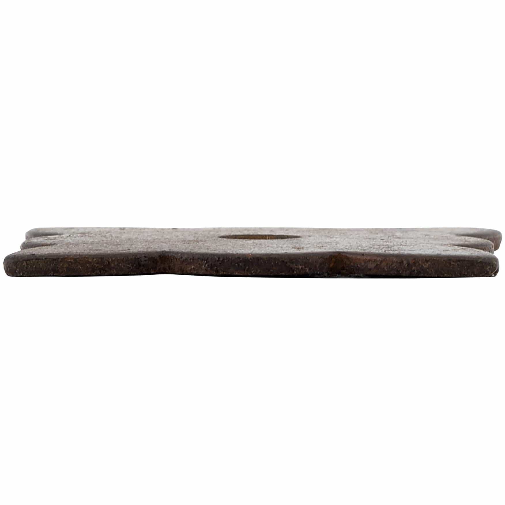 Traditional Knob Backplate, 1-3/8" x 1-3/8", Rust alt 0