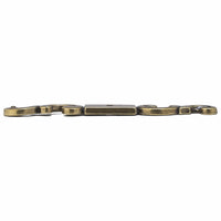 Traditional Backplate for Knob, 5-1/4" x 5/8", Burnished Brass alt 0