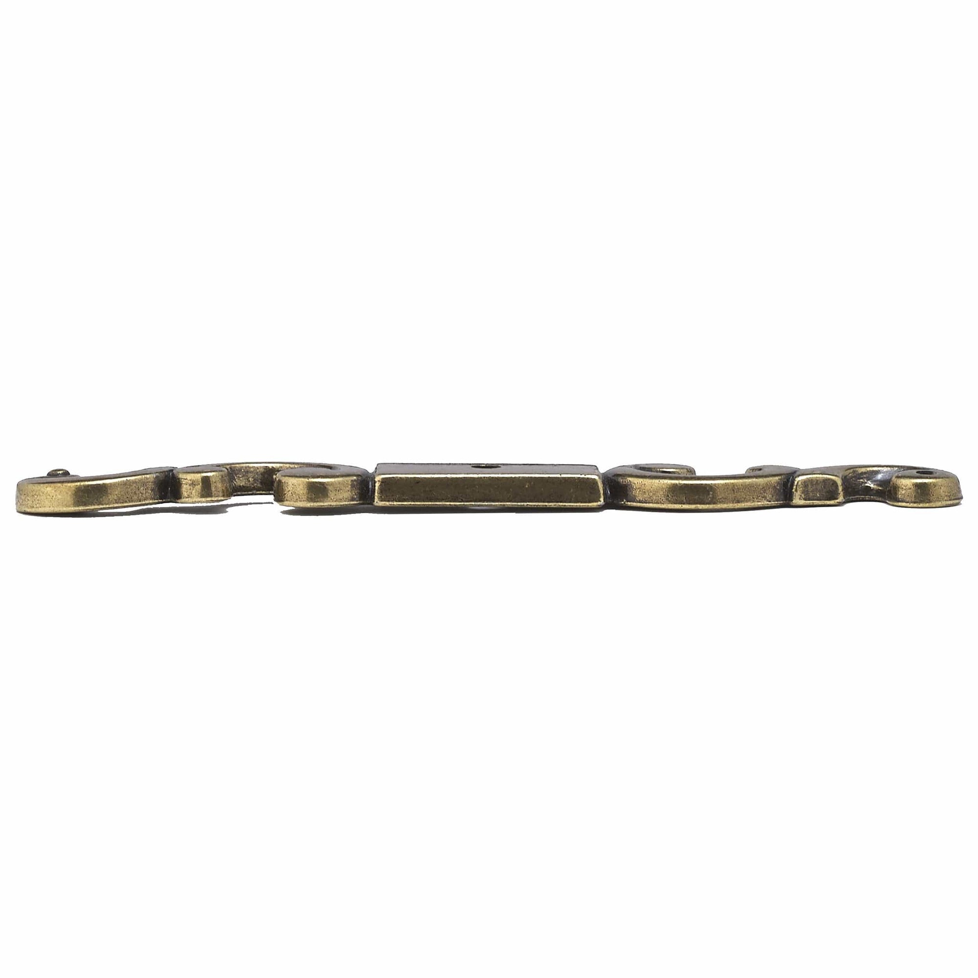 Traditional Backplate for Knob, 5-1/4" x 5/8", Burnished Brass alt 0