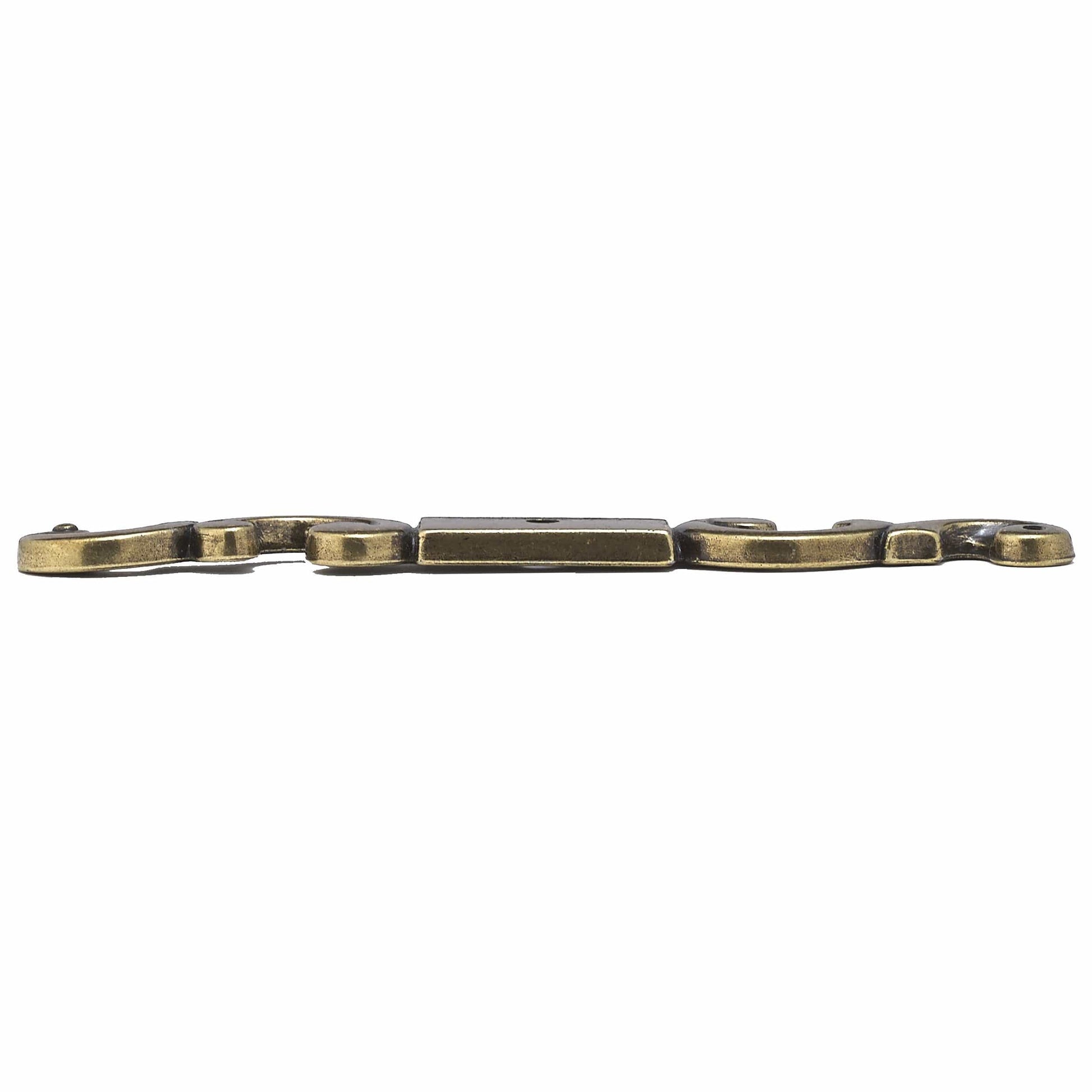 Traditional Backplate for Knob, 5-1/4" x 5/8", Burnished Brass alt 0