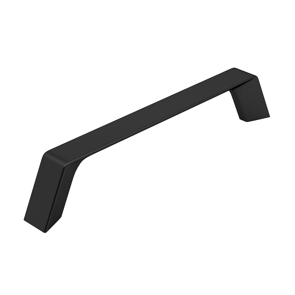 Contemporary Pull, 5-1/16" Center-to-Center, Matte Black