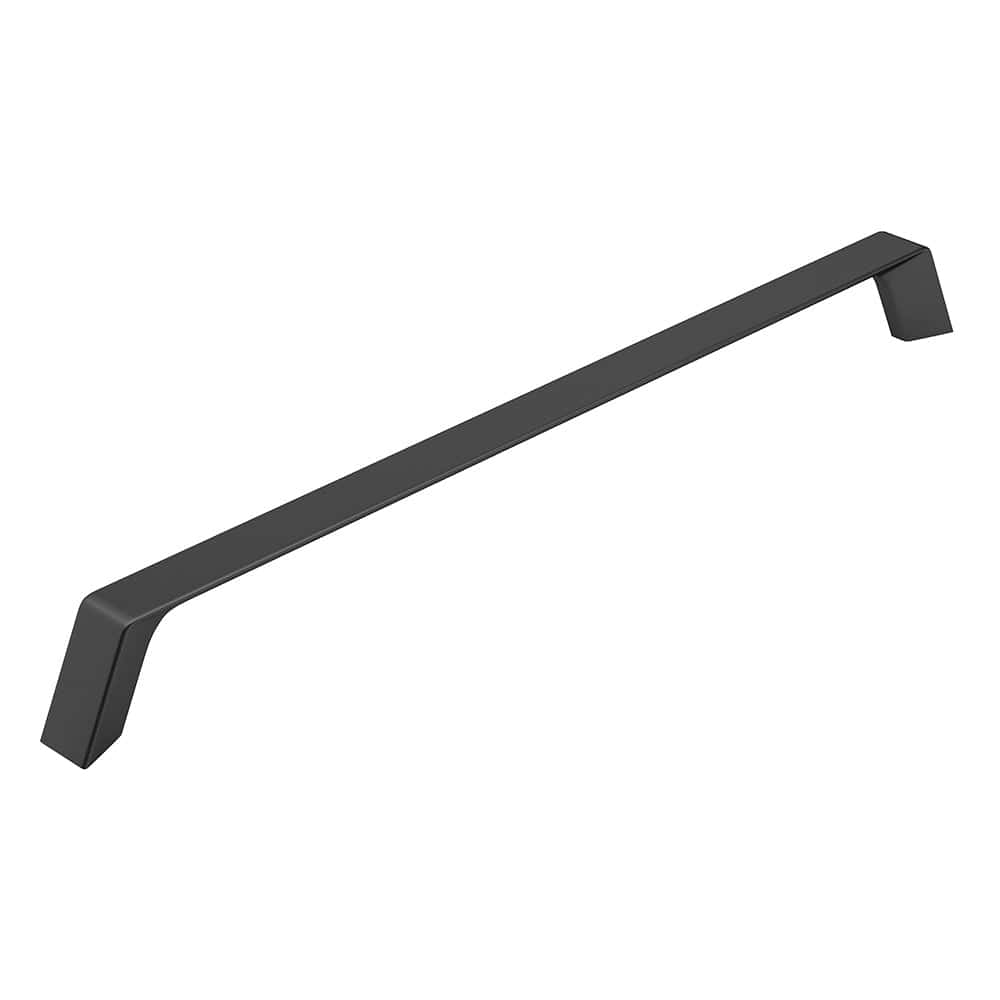 Contemporary Pull, 10-1/8" Center-to-Center, Matte Black