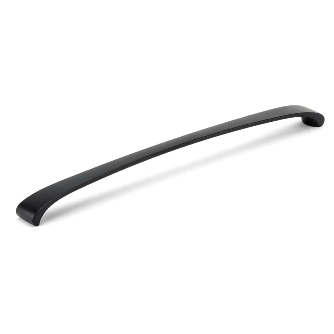 Contemporary Pull, 12-5/8" Center-to-Center, Matte Black alt 0