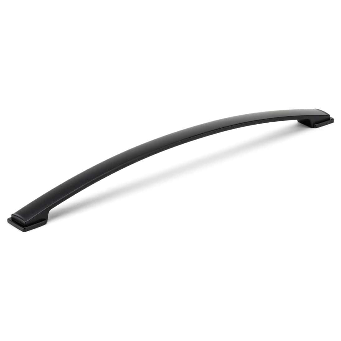 Contemporary Pull, 12-5/8" Center-to-Center, Matte Black alt 0