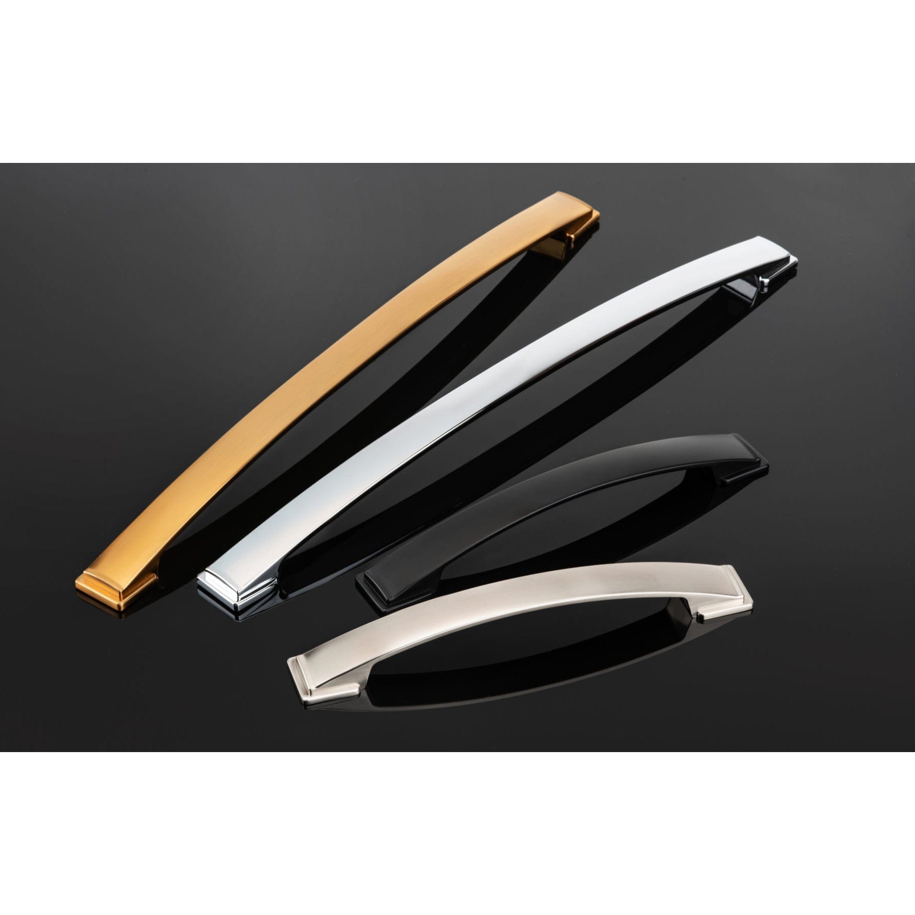 Contemporary Pull, 12-5/8" Center-to-Center, Matte Black alt 0