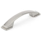 Contemporary Pull, 3-3/4" Center-to-Center, Brushed Nickel alt 0