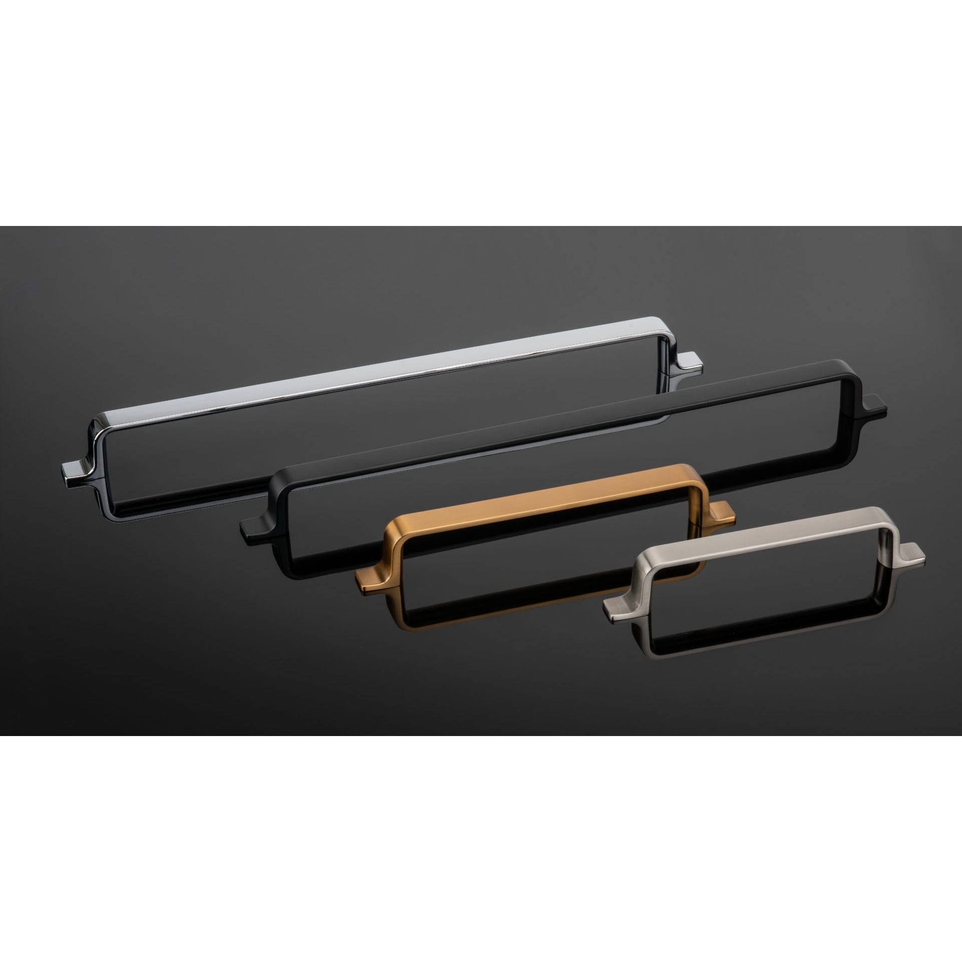 Contemporary Pull, 5-1/16" Center-to-Center, Matte Black alt 0
