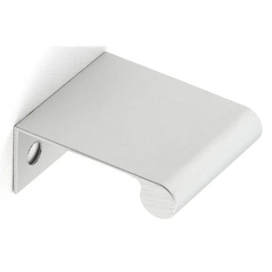 Contemporary Edge Pull, 1" Center-to-Center, Aluminum alt 0