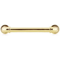 Eclectic Pull, 5-1/16" Center-to-Center, Brass alt 0