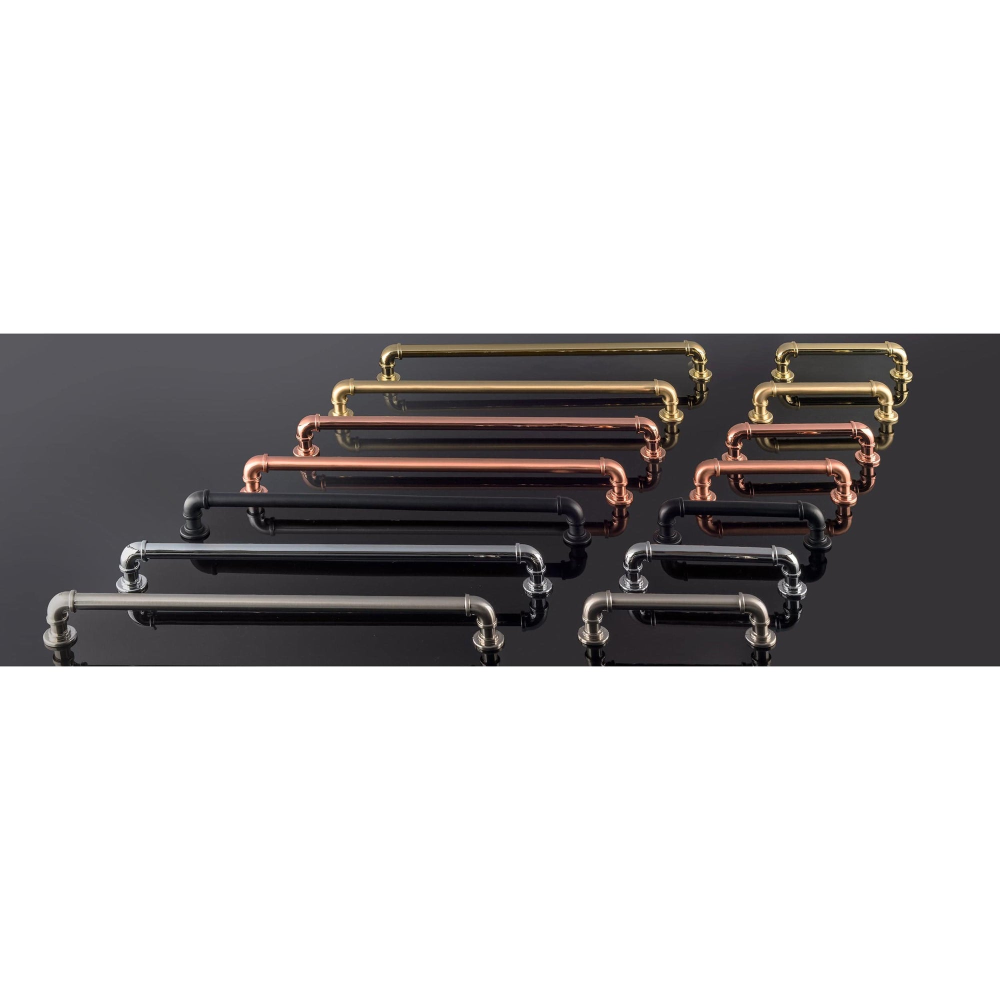 Eclectic Pull, 12-5/8" Center-to-Center, Brass alt 0