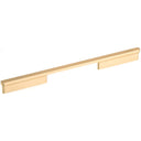 Contemporary Pull, 12-5/8" Center-to-Center, Brushed Gold alt 0