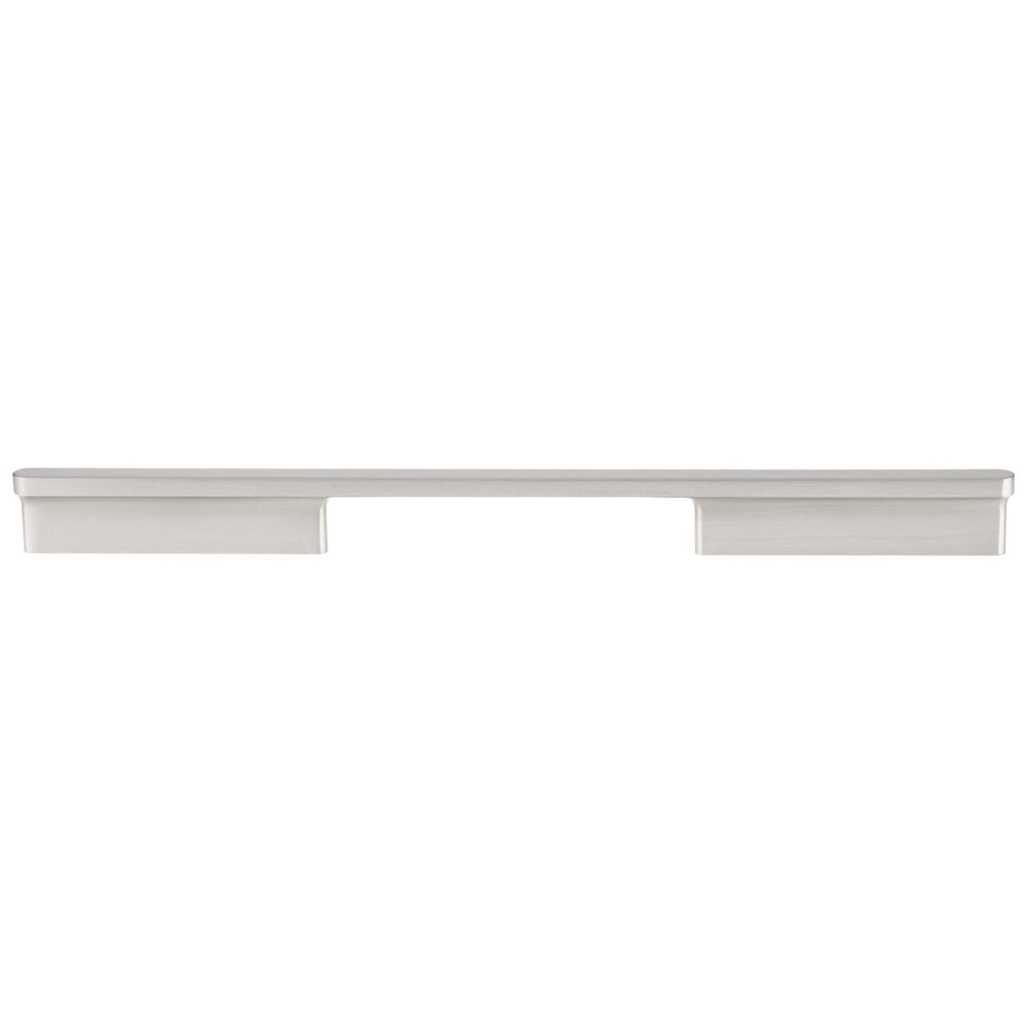 Contemporary Pull, 12-5/8" Center-to-Center, Brushed Nickel alt 0