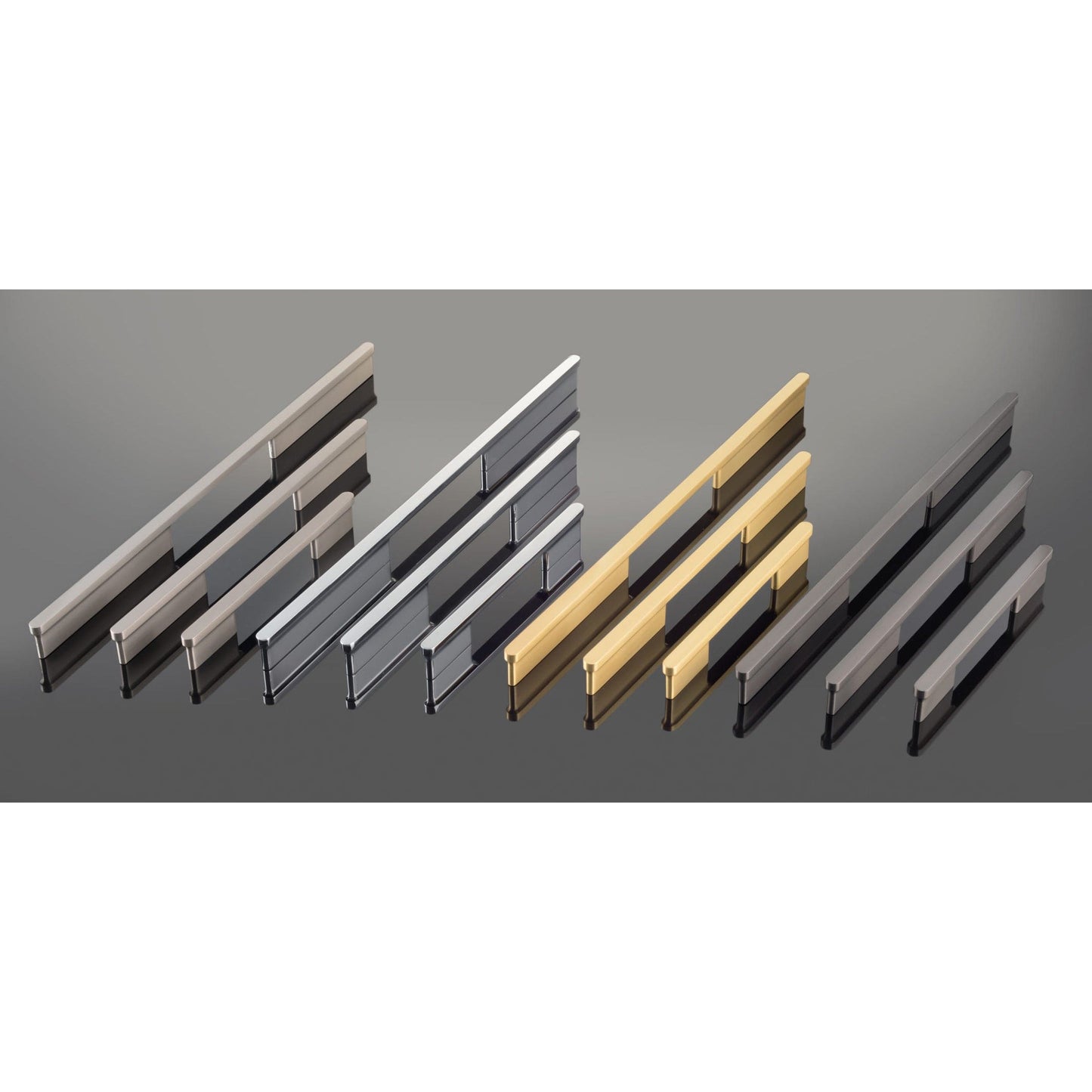 Contemporary Pull, 12-5/8" Center-to-Center, Brushed Nickel alt 0