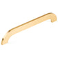 Contemporary Pull, 7-9/16" Center-to-Center, Brushed Gold alt 0
