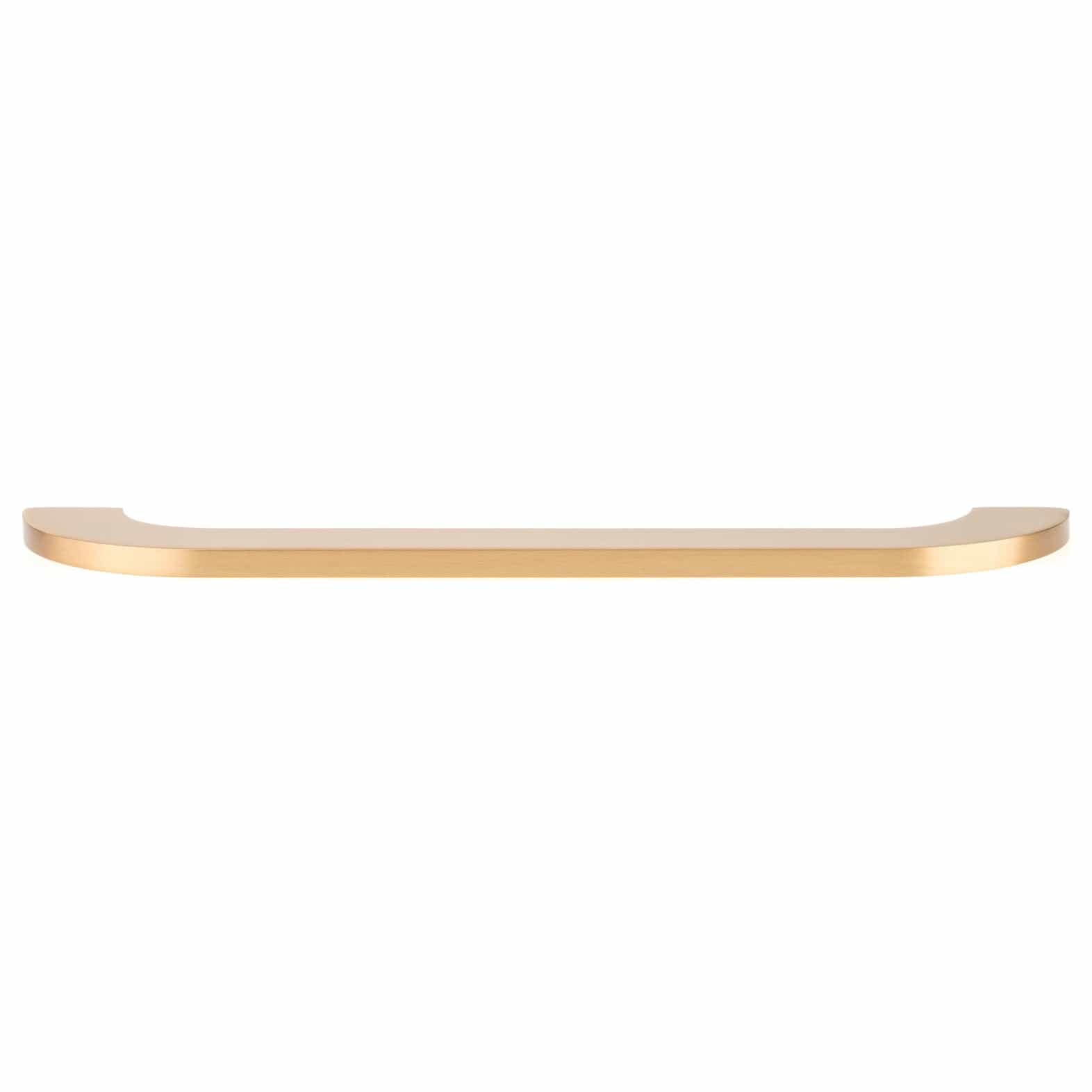 Contemporary Pull, 7-9/16" Center-to-Center, Brushed Gold alt 0
