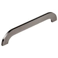 Contemporary Pull, 7-9/16" Center-to-Center, Brushed Black Nickel alt 0