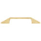 Contemporary Pull, 5-1/16" Center-to-Center, Satin Brass alt 0