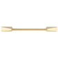 Contemporary Pull, 6-5/16" Center-to-Center, Satin Brass alt 0