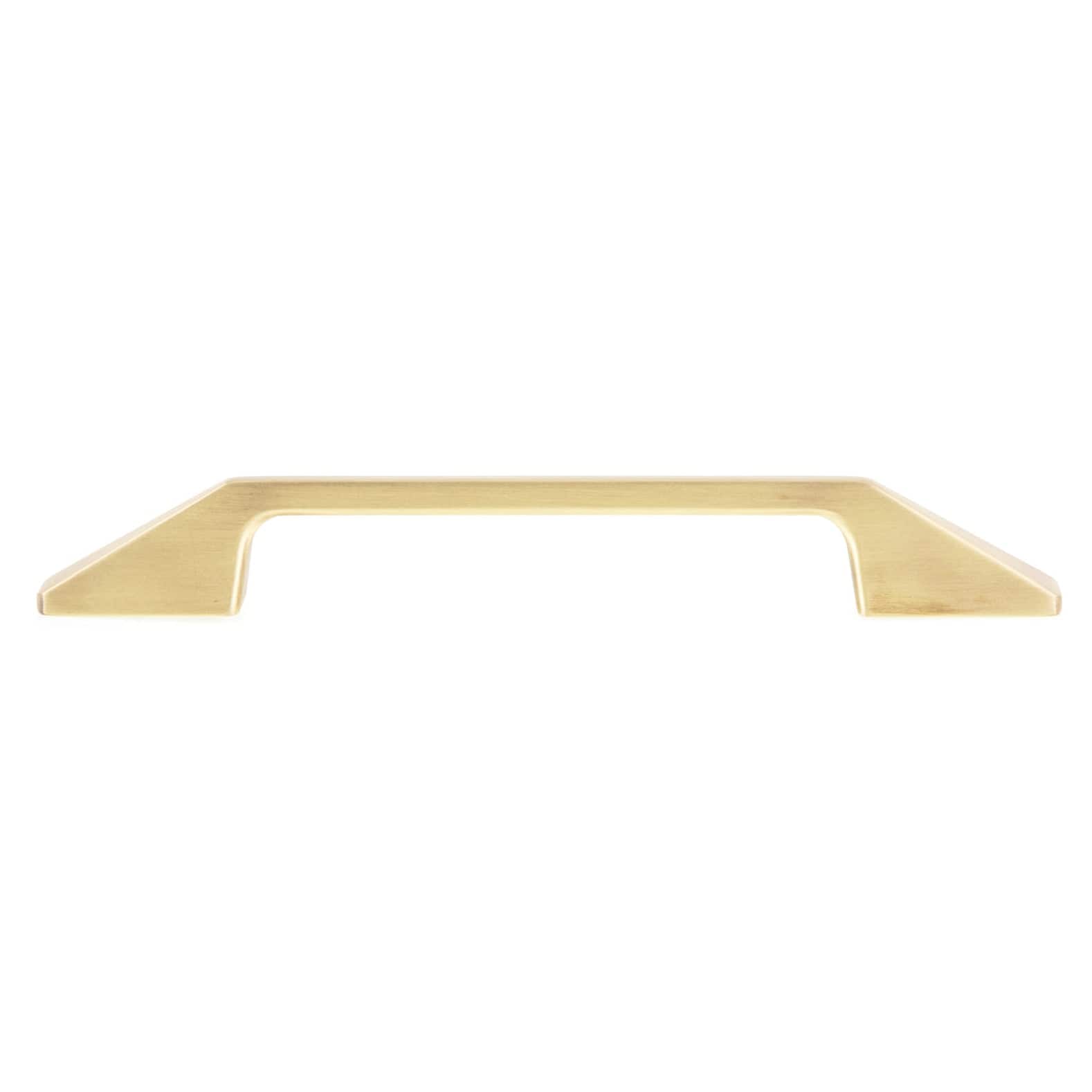 Contemporary Pull, 6-5/16" Center-to-Center, Satin Brass alt 0