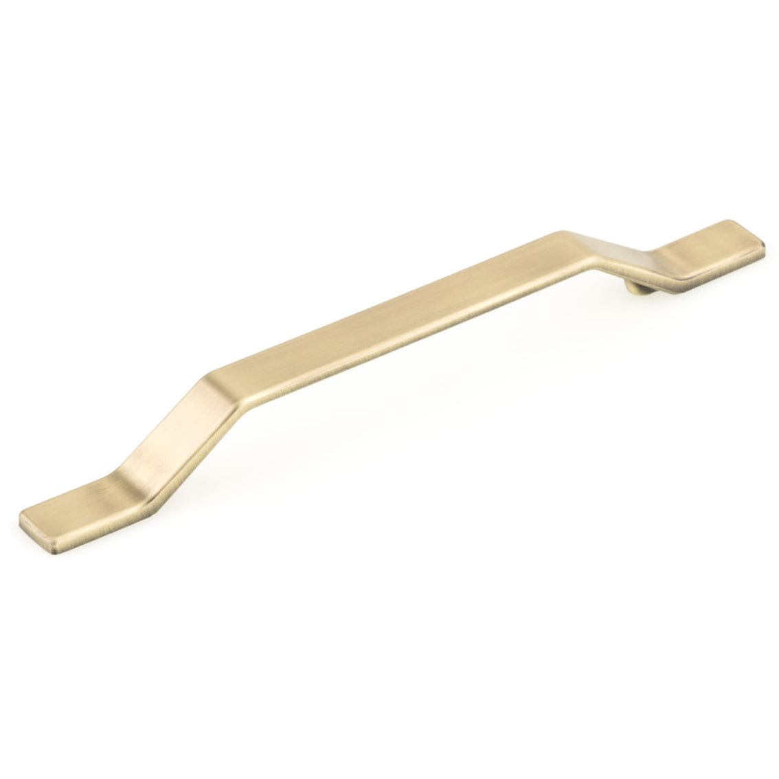 Contemporary Pull, 6-5/16" Center-to-Center, Satin Brass alt 0