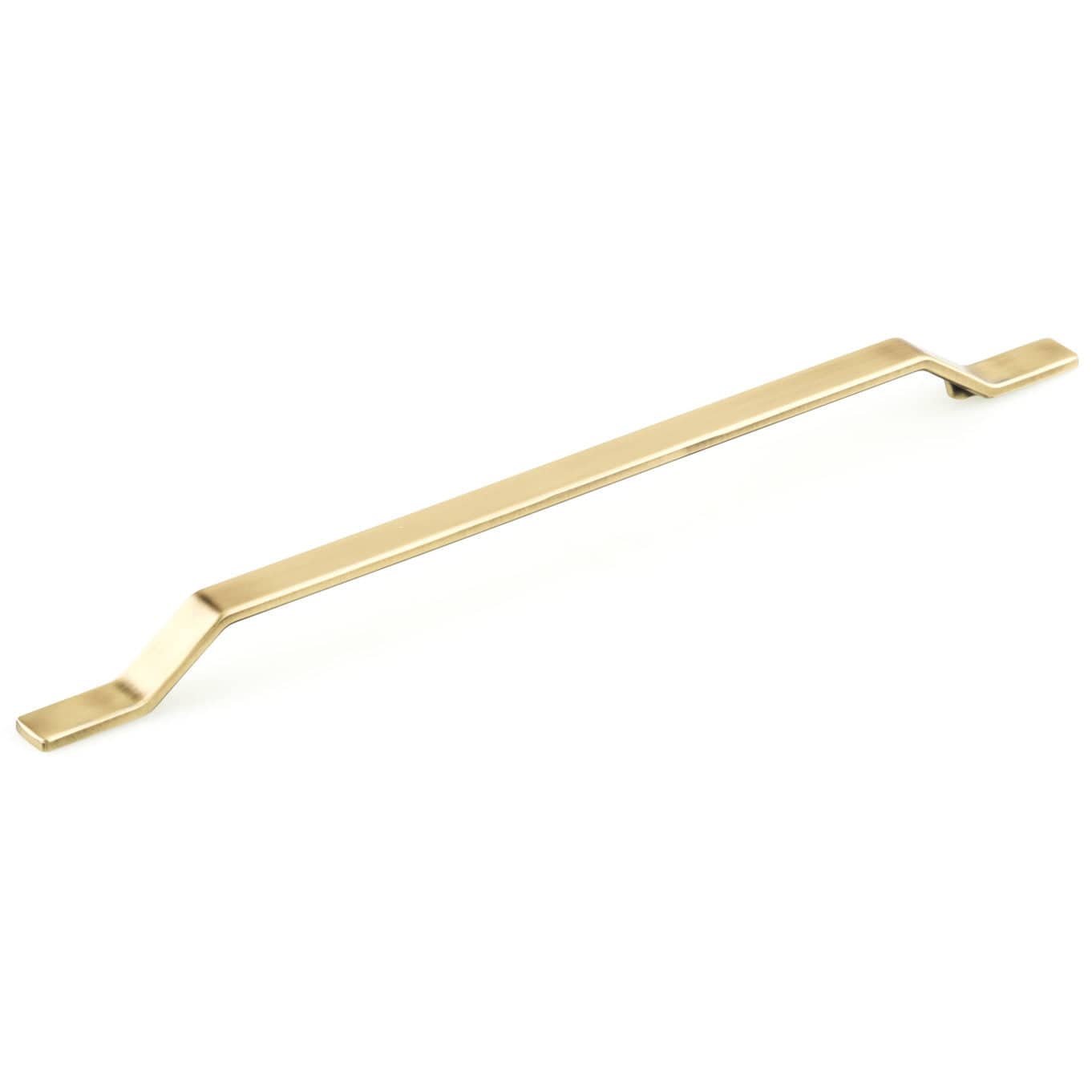 Contemporary Pull, 12-5/8" Center-to-Center, Satin Brass alt 0