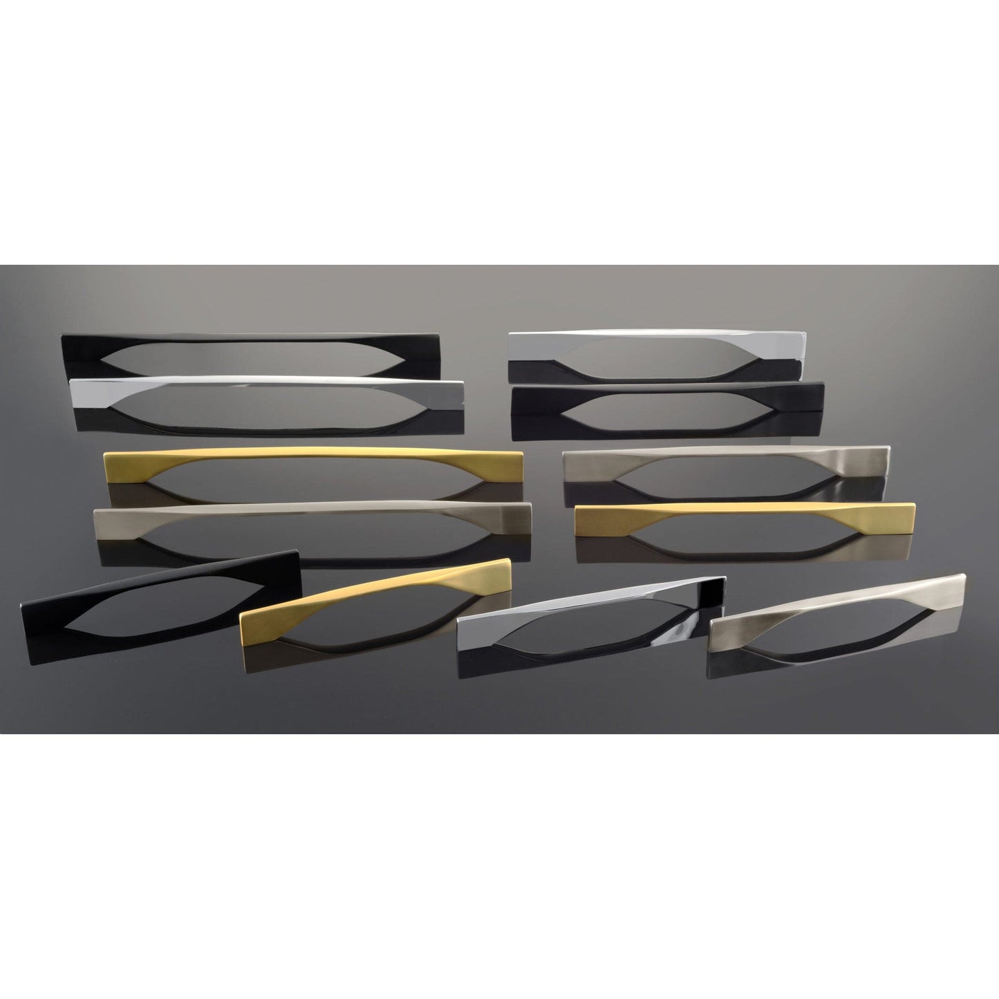 Contemporary Pull, 6-5/16" to 7-9/16" Center-to-Center, Chrome alt 0