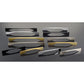 Contemporary Pull, 11-3/8" to 12-5/8" Center-to-Center, Matte Black alt 0