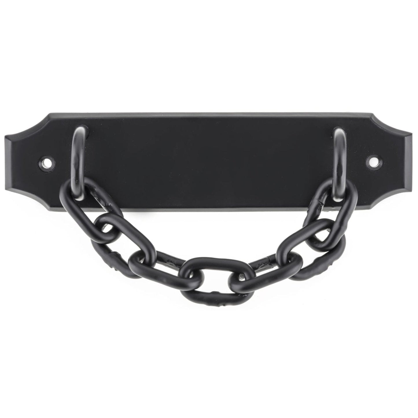 Eclectic Pull with Chain, 6-5/16" Center-to-Center, Matte Black alt 0