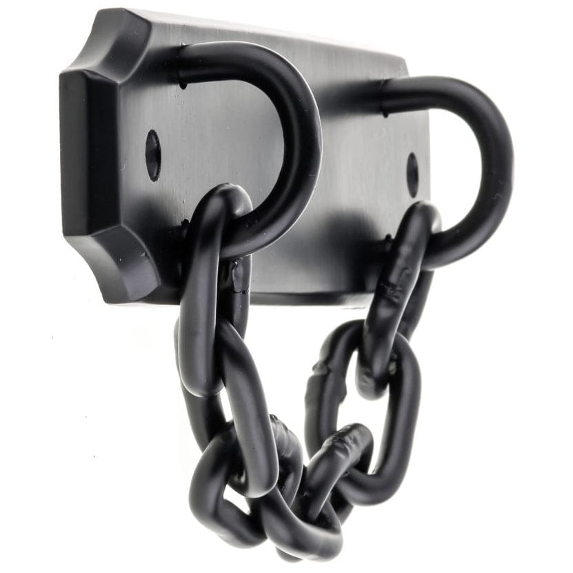 Eclectic Pull with Chain, 6-5/16" Center-to-Center, Matte Black alt 0
