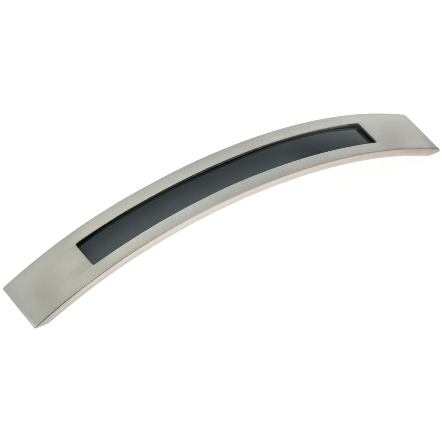 Contemporary Pull, 7-9/16" Center-to-Center, Brushed Nickel alt 0